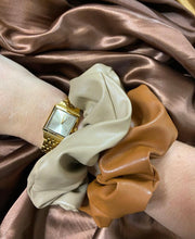 Load image into Gallery viewer, The Leatherette Scrunchie
