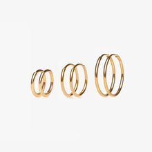 Load image into Gallery viewer, Classic Gold Hoops
