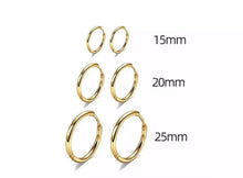 Load image into Gallery viewer, Classic Gold Hoops
