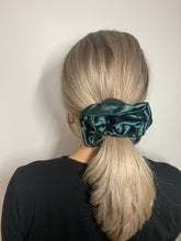 Load image into Gallery viewer, The Emerald Jewel Scrunchie
