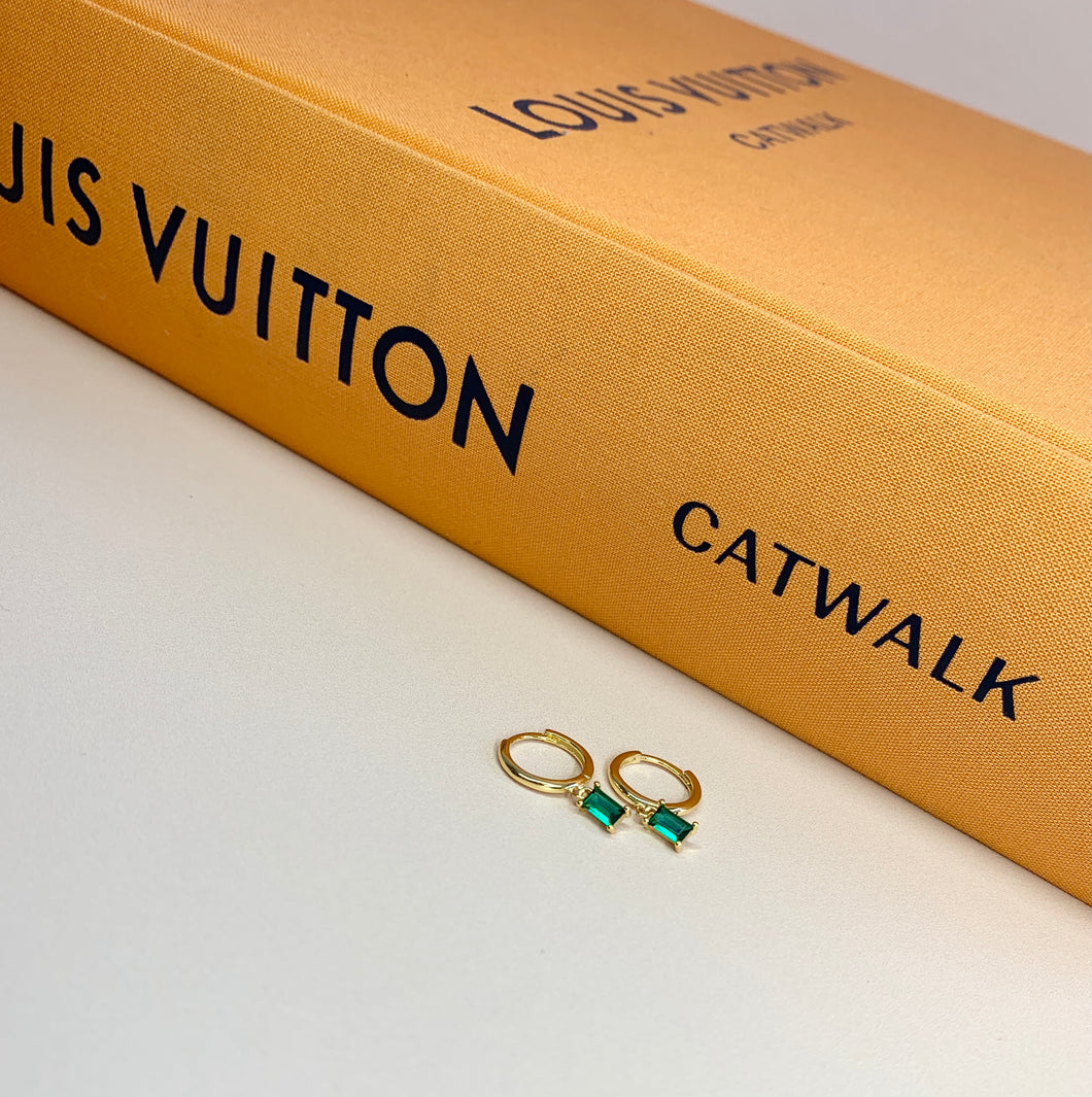 The Emerald Jewel Earrings